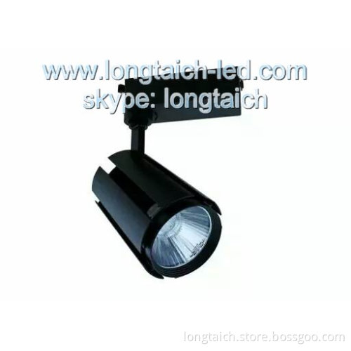 High quality indoor cob led track light, led track lighting, dimmalbe led track light